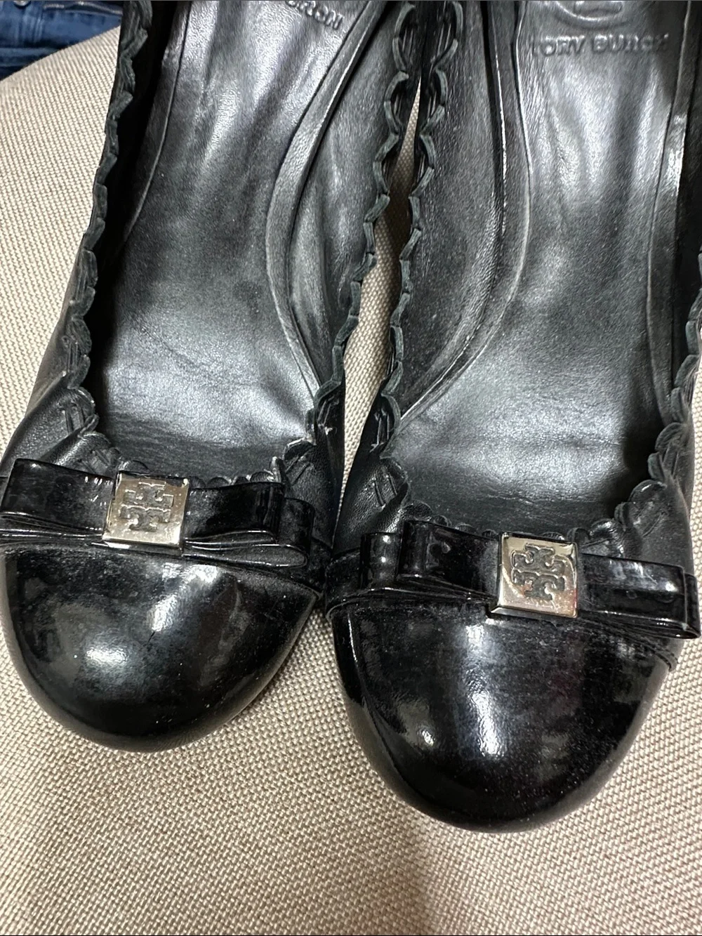 Tory Burch Black heels size 6.5